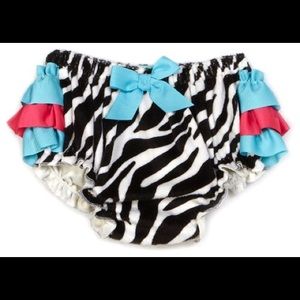 Wild Child Zebra Diaper Cover Bloomers